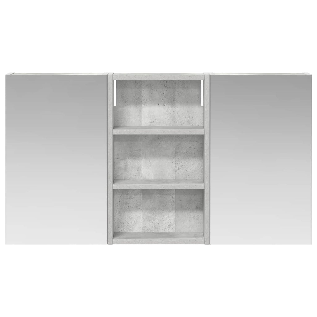 Badezimmerschrank-Set 3 pcs 90 x 10,5 x 50 cm Holzwerkstoff