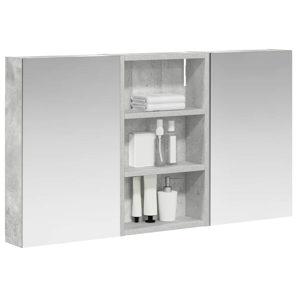 Badezimmerschrank-Set 3 pcs 90 x 10,5 x 50 cm Holzwerkstoff