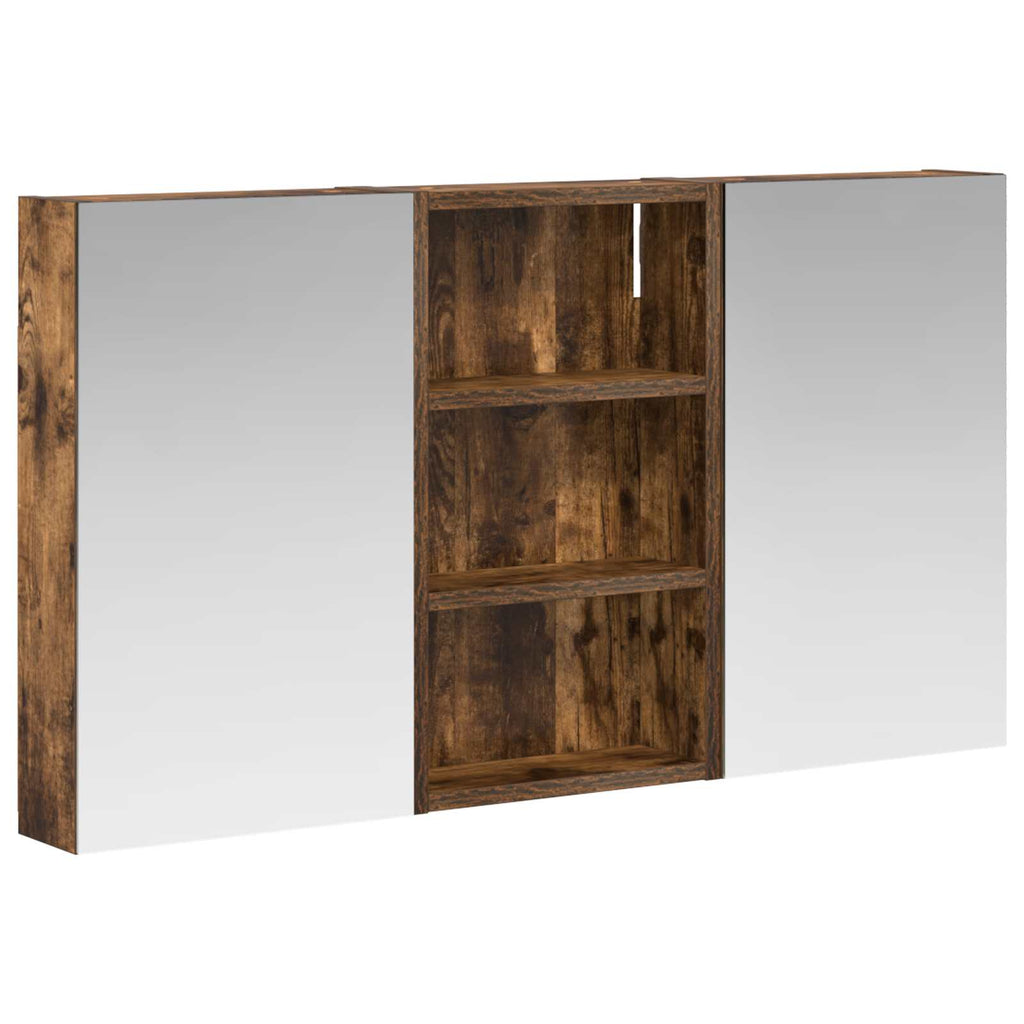 Badezimmerschrank-Set 3 pcs 90 x 10,5 x 50 cm Holzwerkstoff