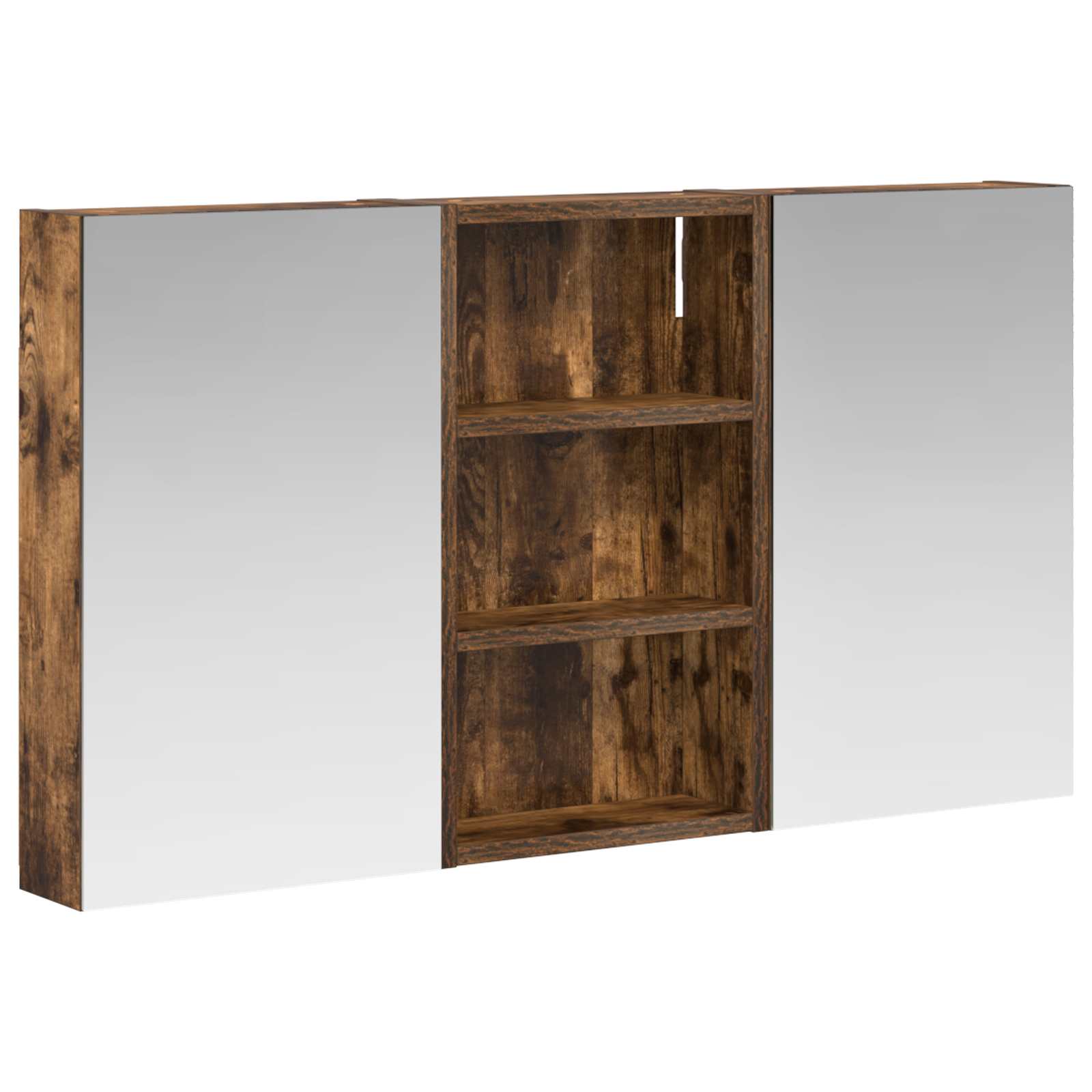 Badezimmerschrank-Set 3 pcs 90 x 10,5 x 50 cm Holzwerkstoff