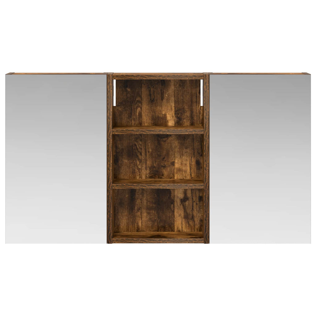 Badezimmerschrank-Set 3 pcs 90 x 10,5 x 50 cm Holzwerkstoff