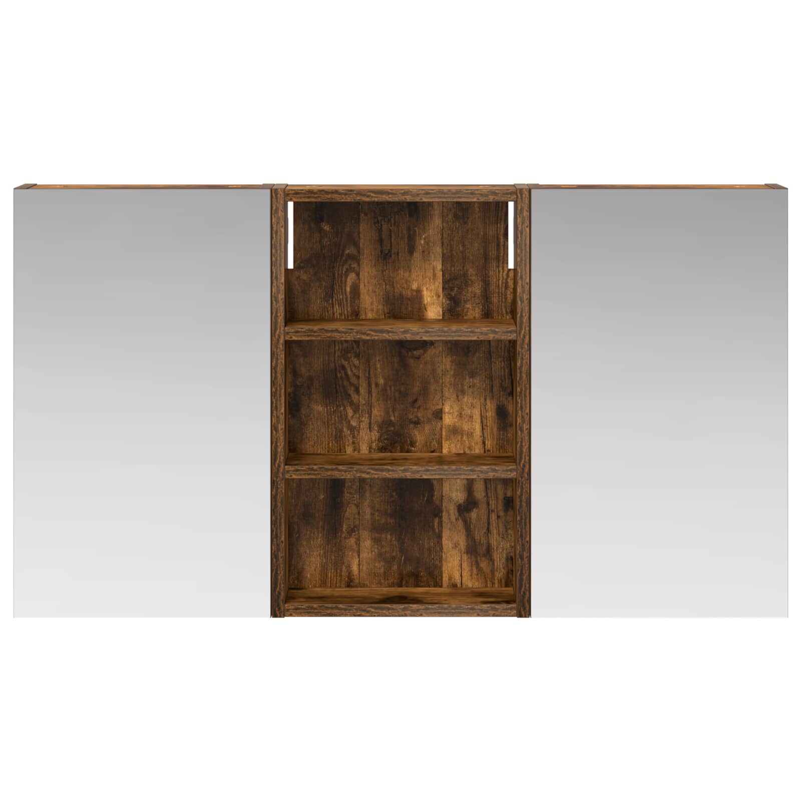 Badezimmerschrank-Set 3 pcs 90 x 10,5 x 50 cm Holzwerkstoff