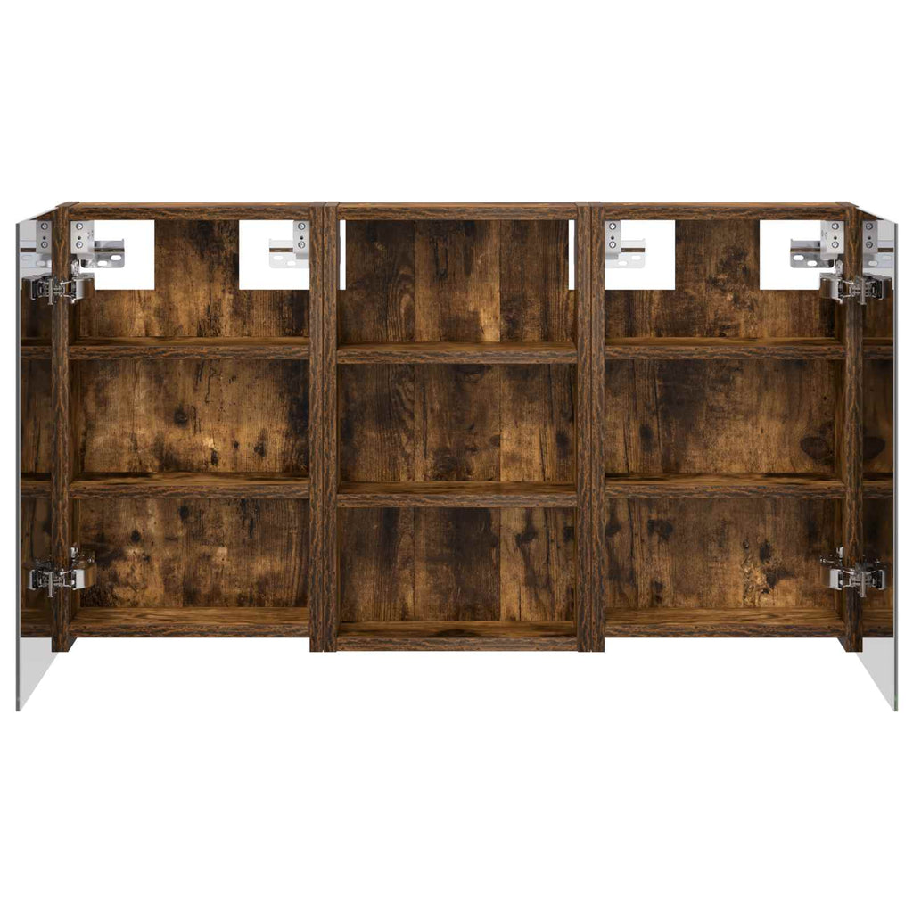 Badezimmerschrank-Set 3 pcs 90 x 10,5 x 50 cm Holzwerkstoff