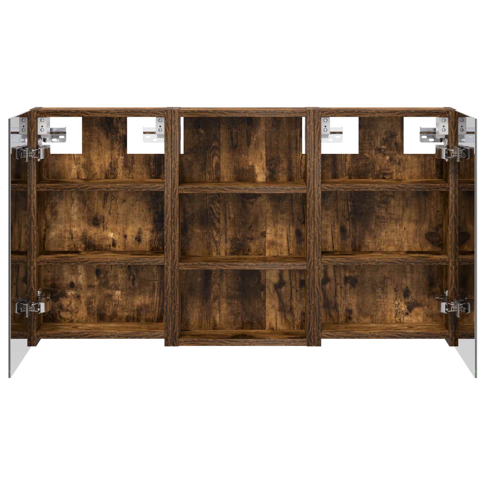 Badezimmerschrank-Set 3 pcs 90 x 10,5 x 50 cm Holzwerkstoff