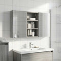 Badezimmerschrank-Set 3 pcs 90 x 10,5 x 50 cm Holzwerkstoff