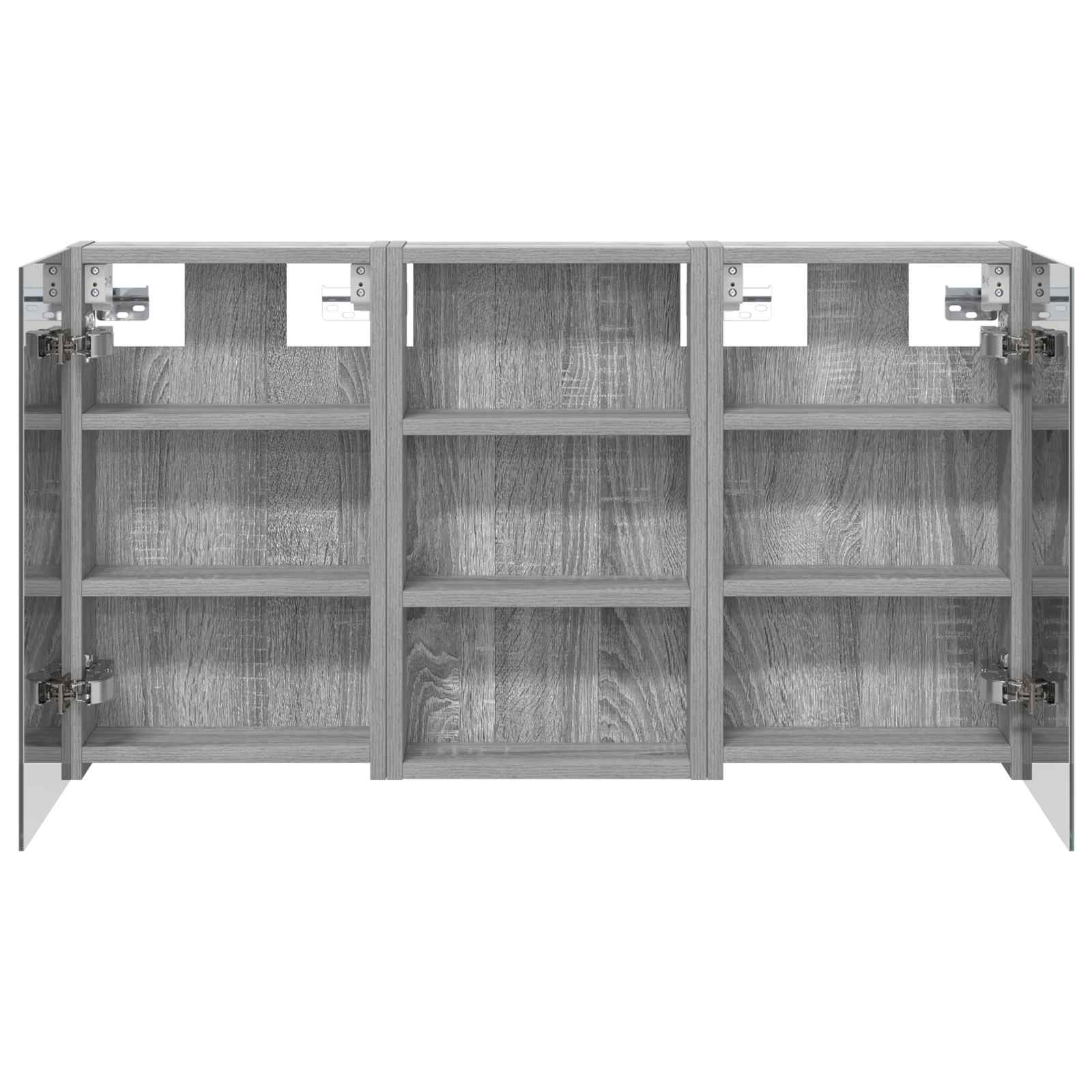 Badezimmerschrank-Set 3 pcs 90 x 10,5 x 50 cm Holzwerkstoff