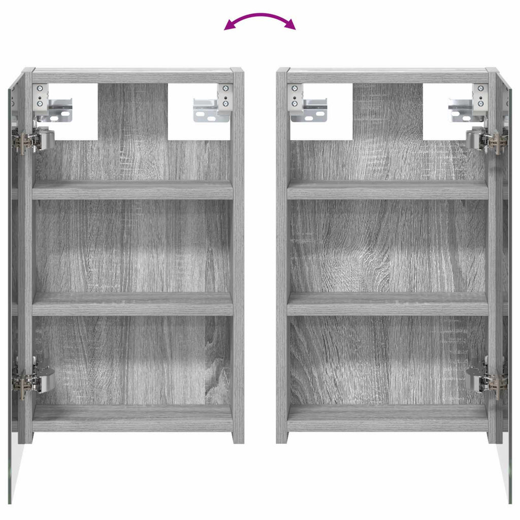 Badezimmerschrank-Set 3 pcs 90 x 10,5 x 50 cm Holzwerkstoff
