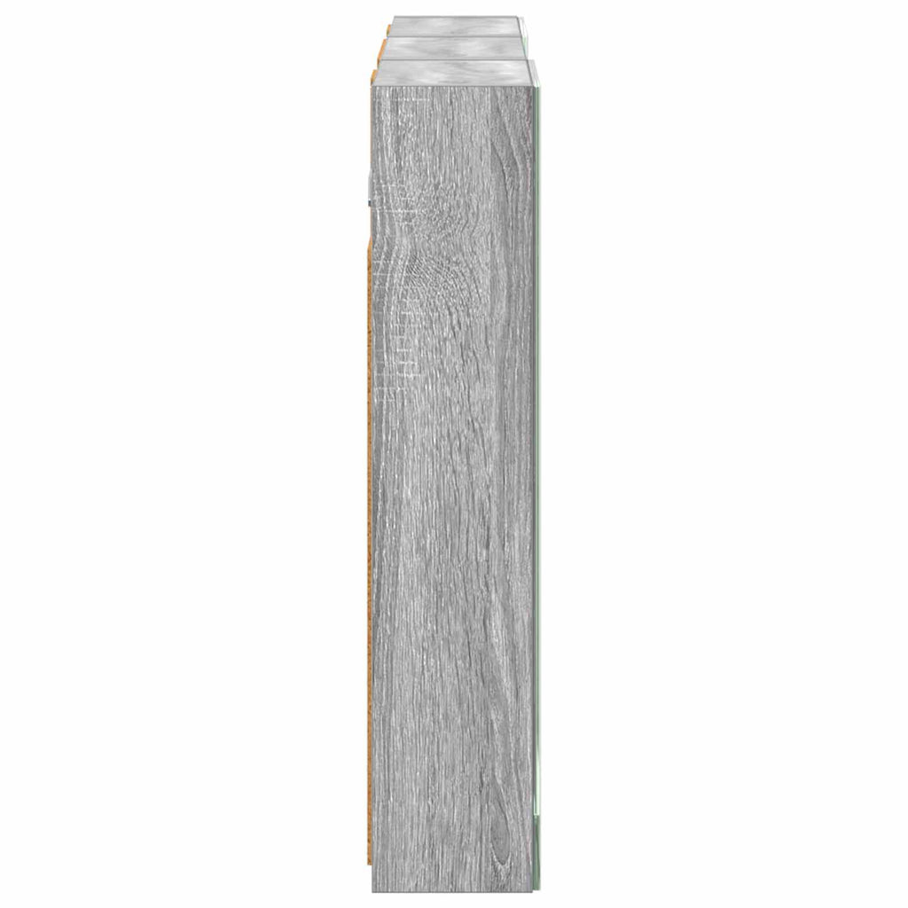Badezimmerschrank-Set 3 pcs 90 x 10,5 x 50 cm Holzwerkstoff