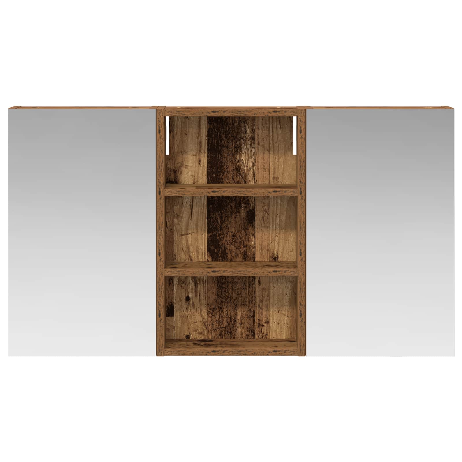 Badezimmerschrank-Set 3 pcs 90 x 10,5 x 50 cm Holzwerkstoff