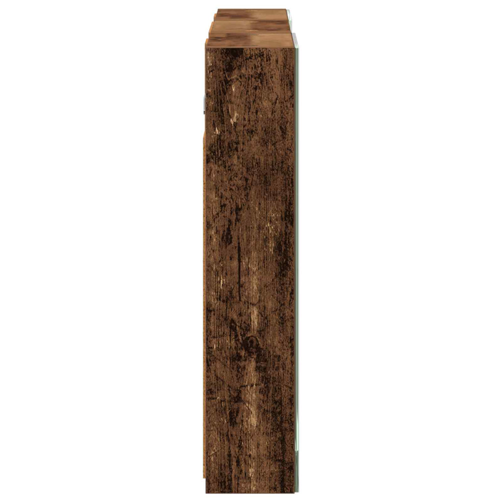 Badezimmerschrank-Set 3 pcs 90 x 10,5 x 50 cm Holzwerkstoff