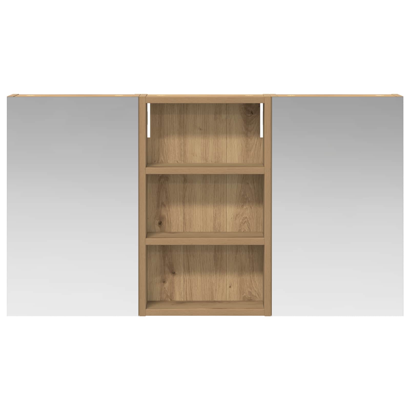 Badezimmerschrank-Set 3 pcs 90 x 10,5 x 50 cm Holzwerkstoff