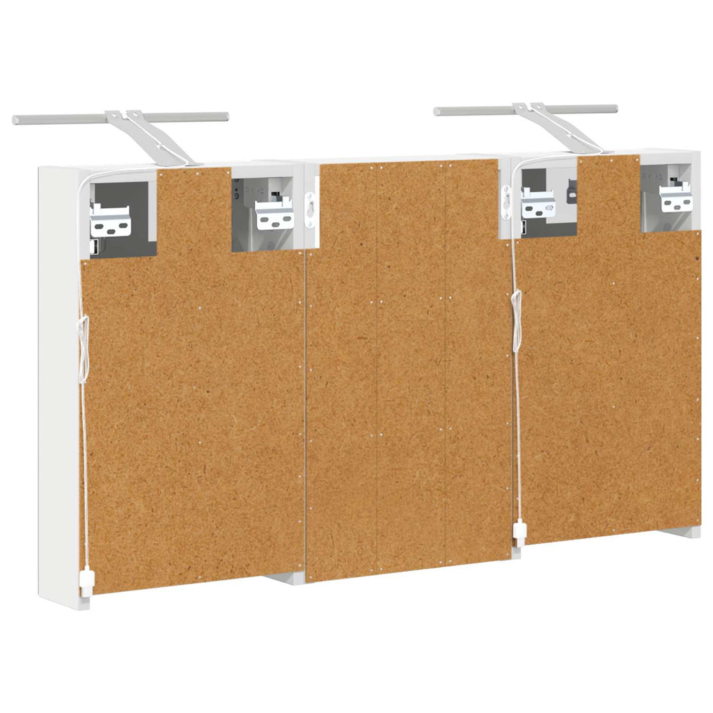 Badezimmerschrank-Set 3 pcs 90 x 10,5 x 50 cm Holzwerkstoff