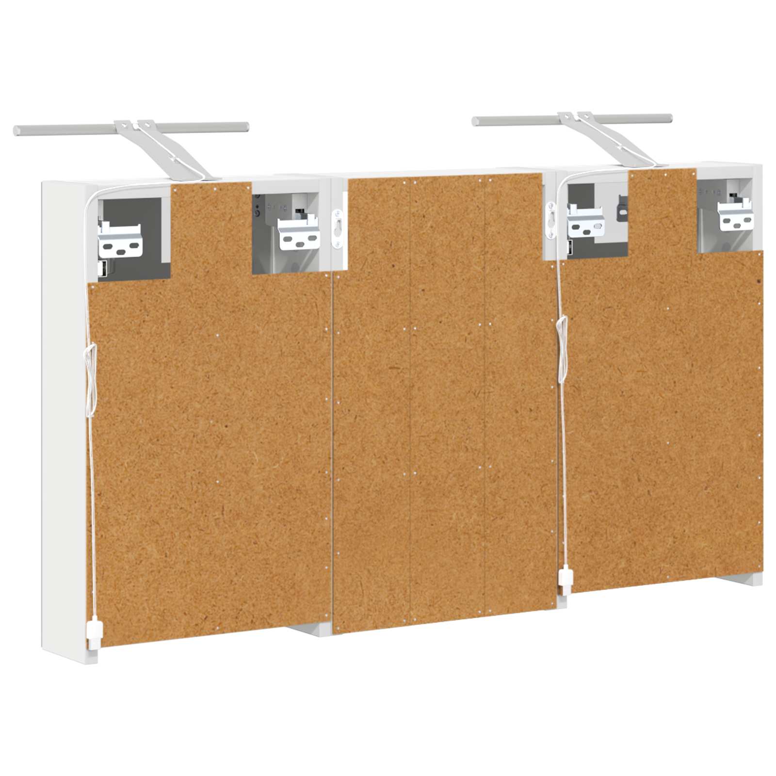 Badezimmerschrank-Set 3 pcs 90 x 10,5 x 50 cm Holzwerkstoff