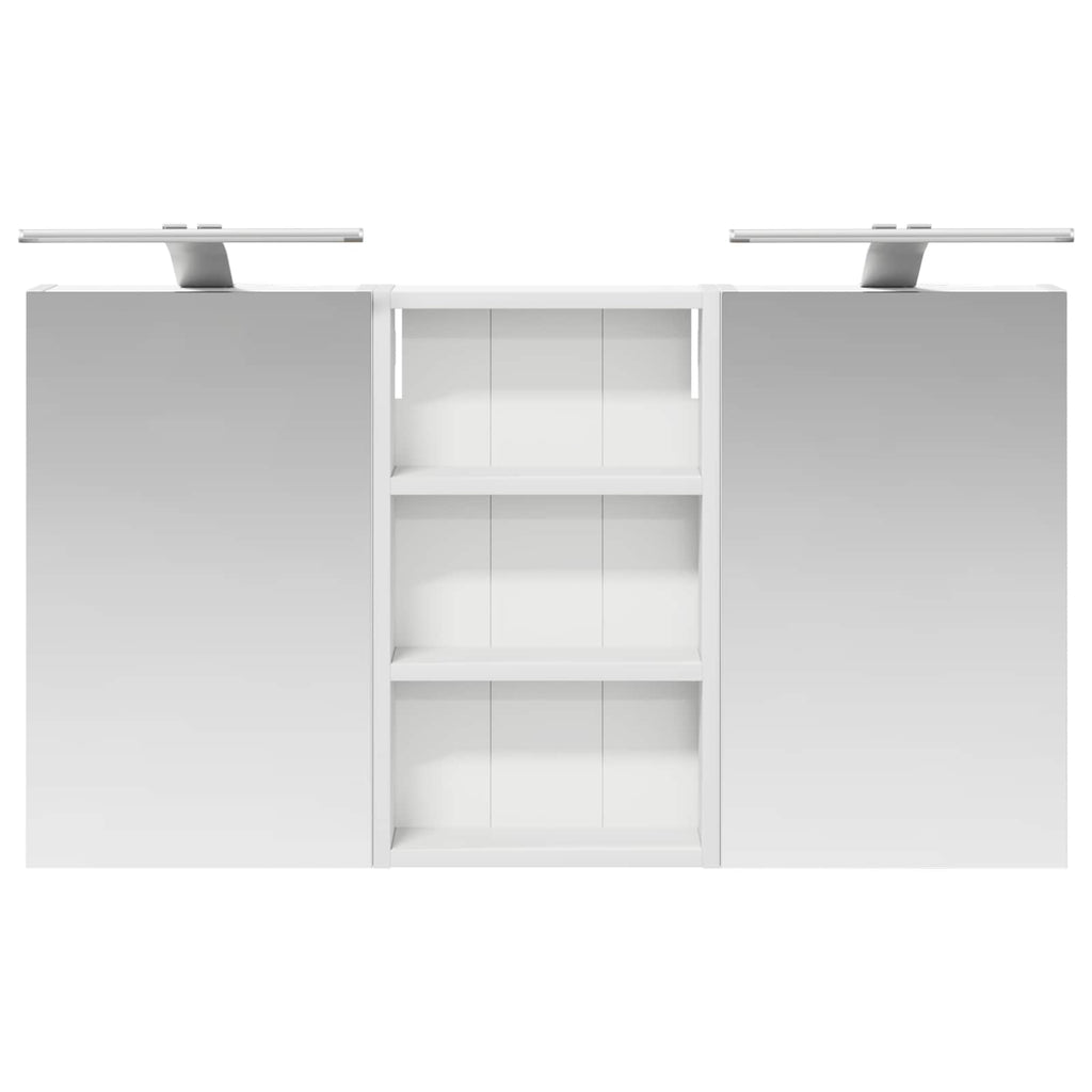 Badezimmerschrank-Set 3 pcs 90 x 10,5 x 50 cm Holzwerkstoff