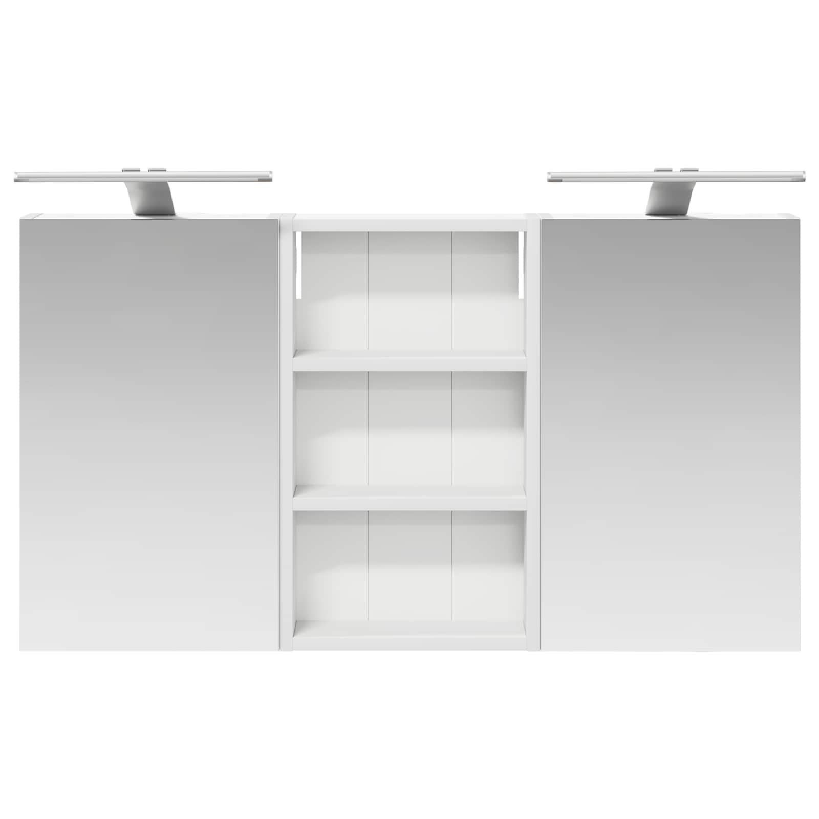 Badezimmerschrank-Set 3 pcs 90 x 10,5 x 50 cm Holzwerkstoff