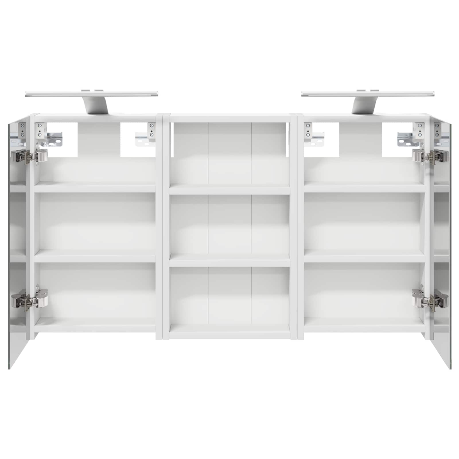 Badezimmerschrank-Set 3 pcs 90 x 10,5 x 50 cm Holzwerkstoff