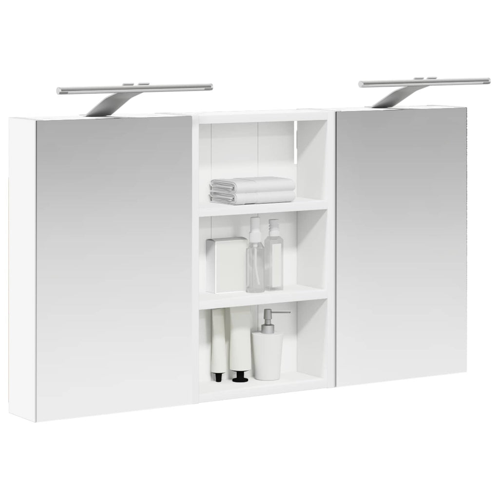 Badezimmerschrank-Set 3 pcs 90 x 10,5 x 50 cm Holzwerkstoff