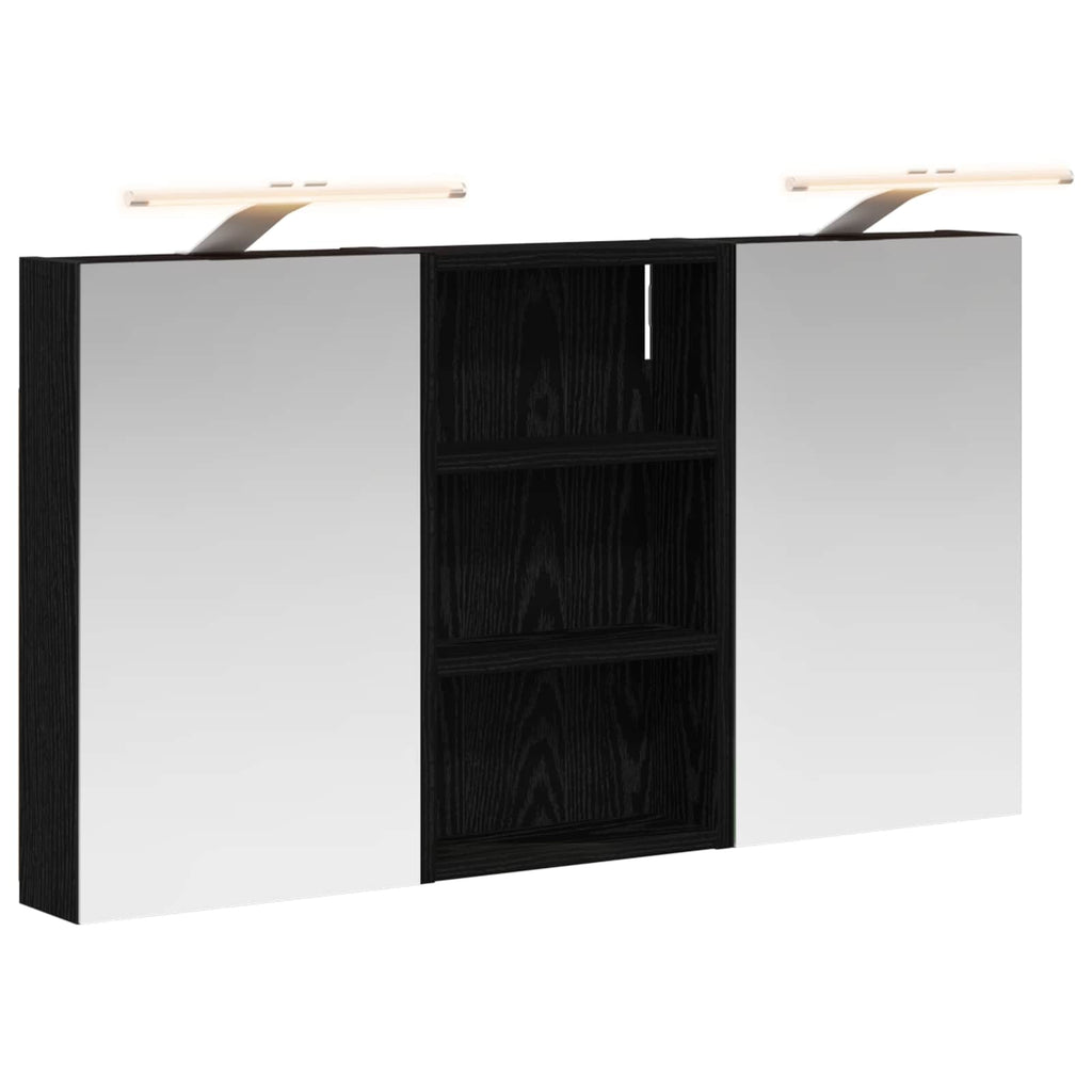Badezimmerschrank-Set 3 pcs 90 x 10,5 x 50 cm Holzwerkstoff