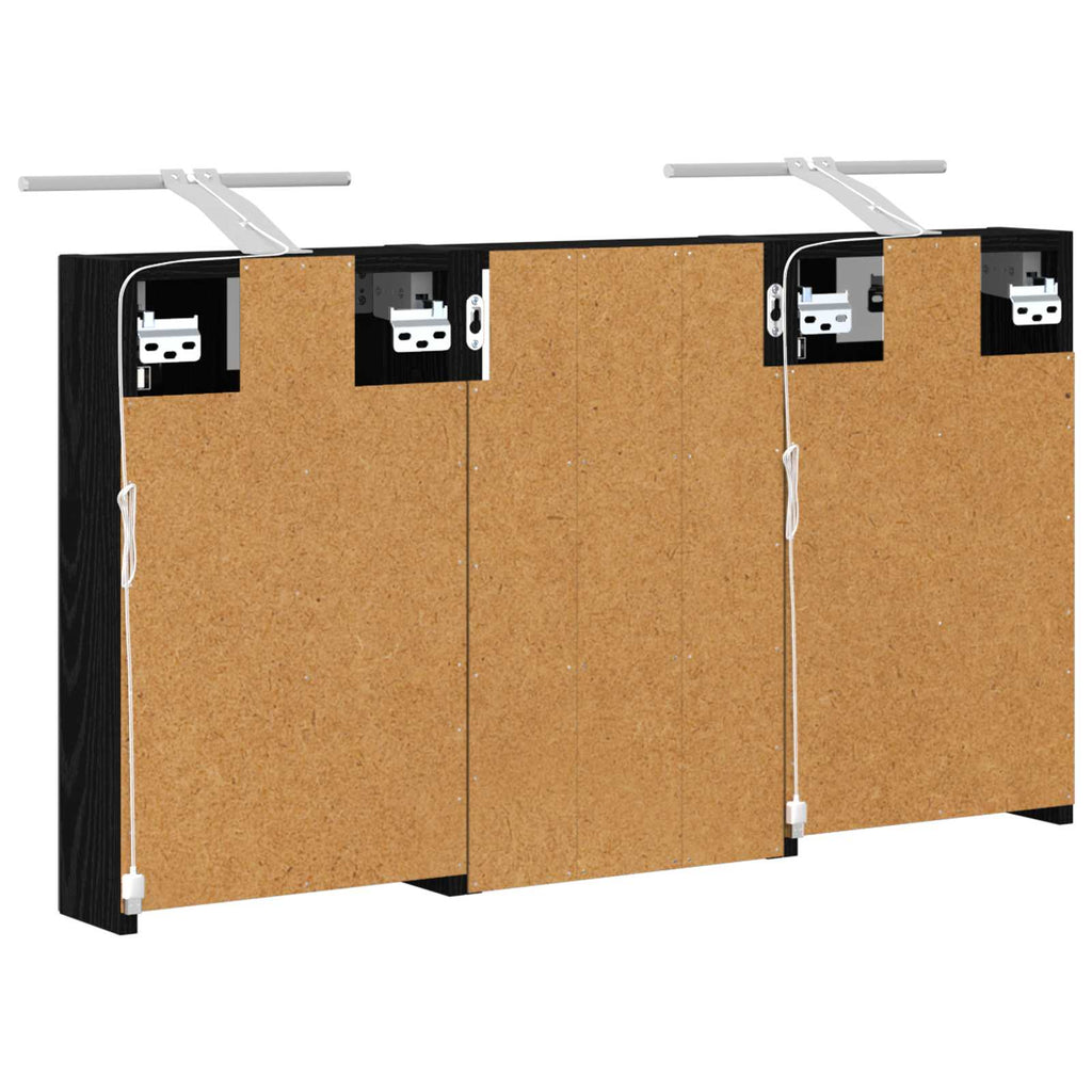 Badezimmerschrank-Set 3 pcs 90 x 10,5 x 50 cm Holzwerkstoff
