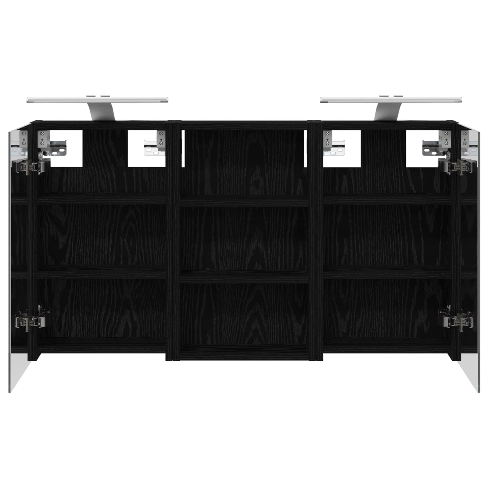 Badezimmerschrank-Set 3 pcs 90 x 10,5 x 50 cm Holzwerkstoff