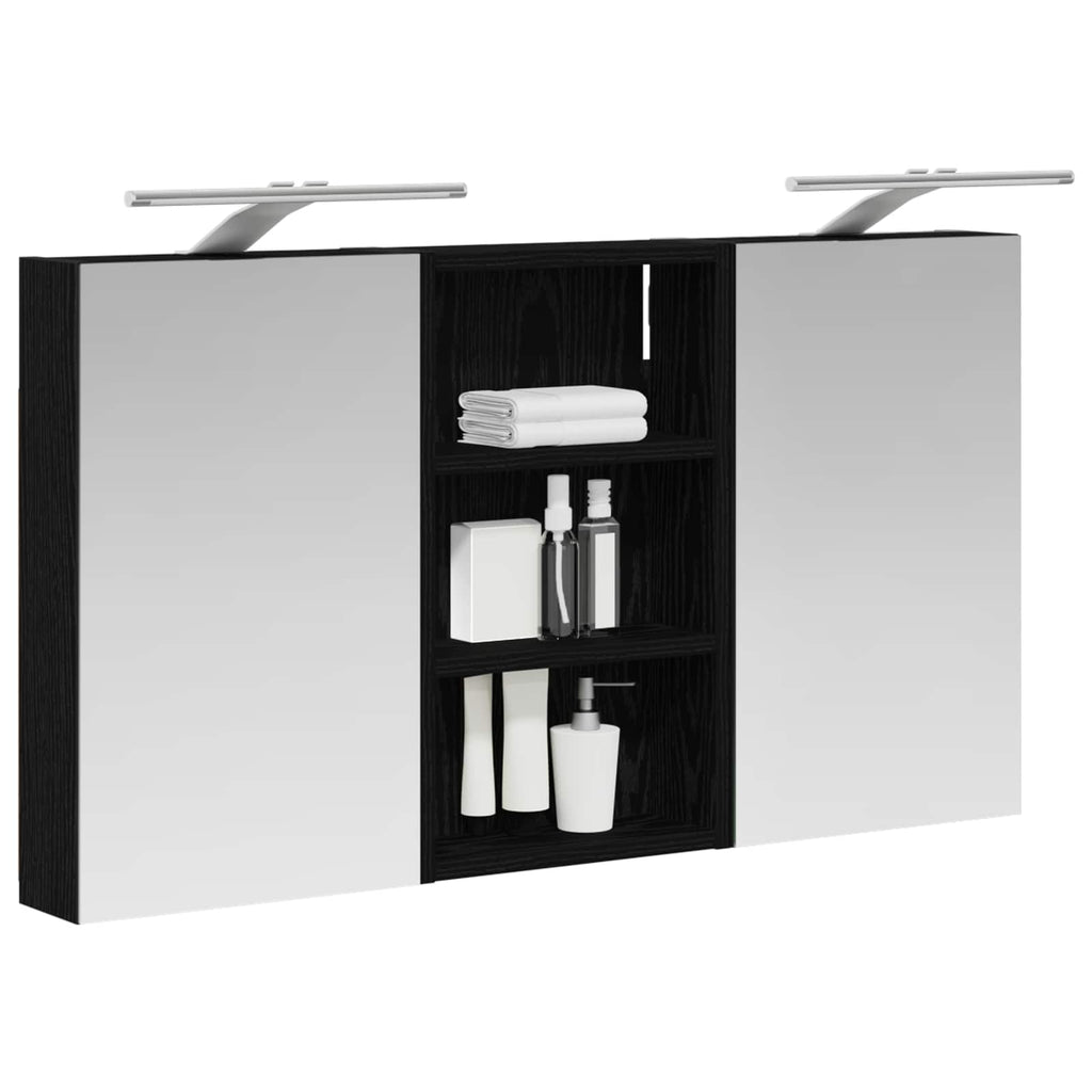 Badezimmerschrank-Set 3 pcs 90 x 10,5 x 50 cm Holzwerkstoff