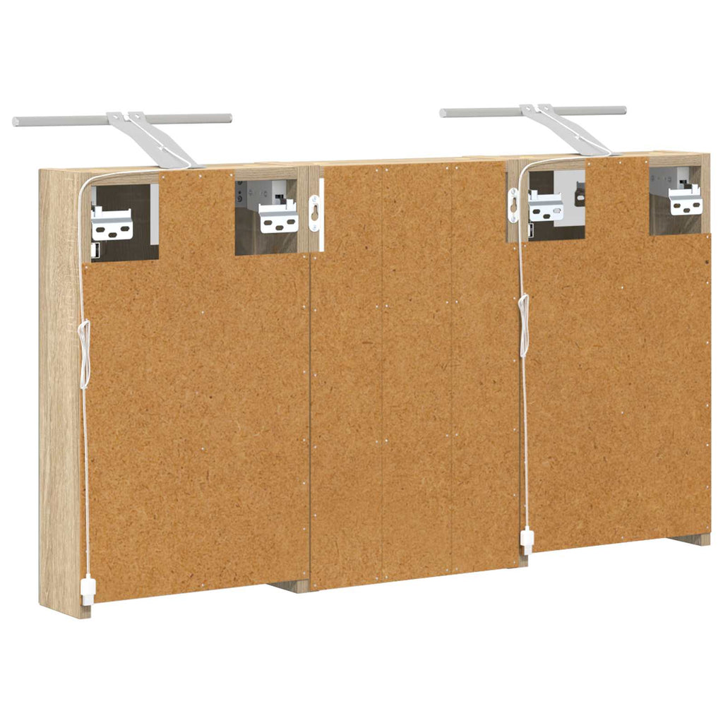 Badezimmerschrank-Set 3 pcs 90 x 10,5 x 50 cm Holzwerkstoff