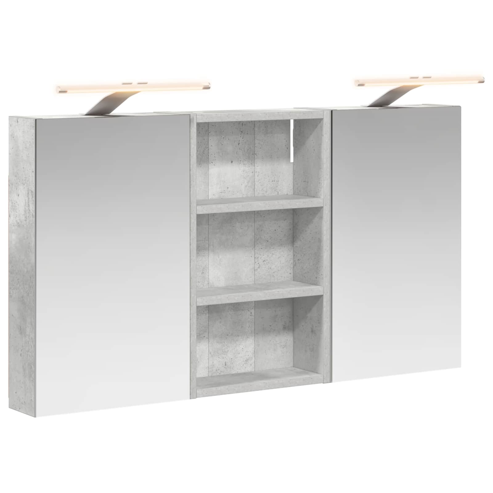 Badezimmerschrank-Set 3 pcs 90 x 10,5 x 50 cm Holzwerkstoff