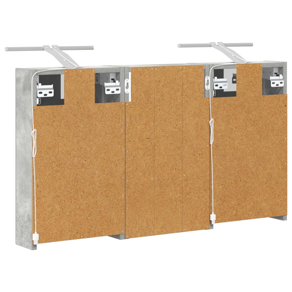 Badezimmerschrank-Set 3 pcs 90 x 10,5 x 50 cm Holzwerkstoff
