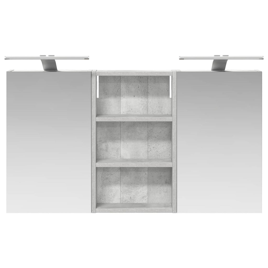 Badezimmerschrank-Set 3 pcs 90 x 10,5 x 50 cm Holzwerkstoff