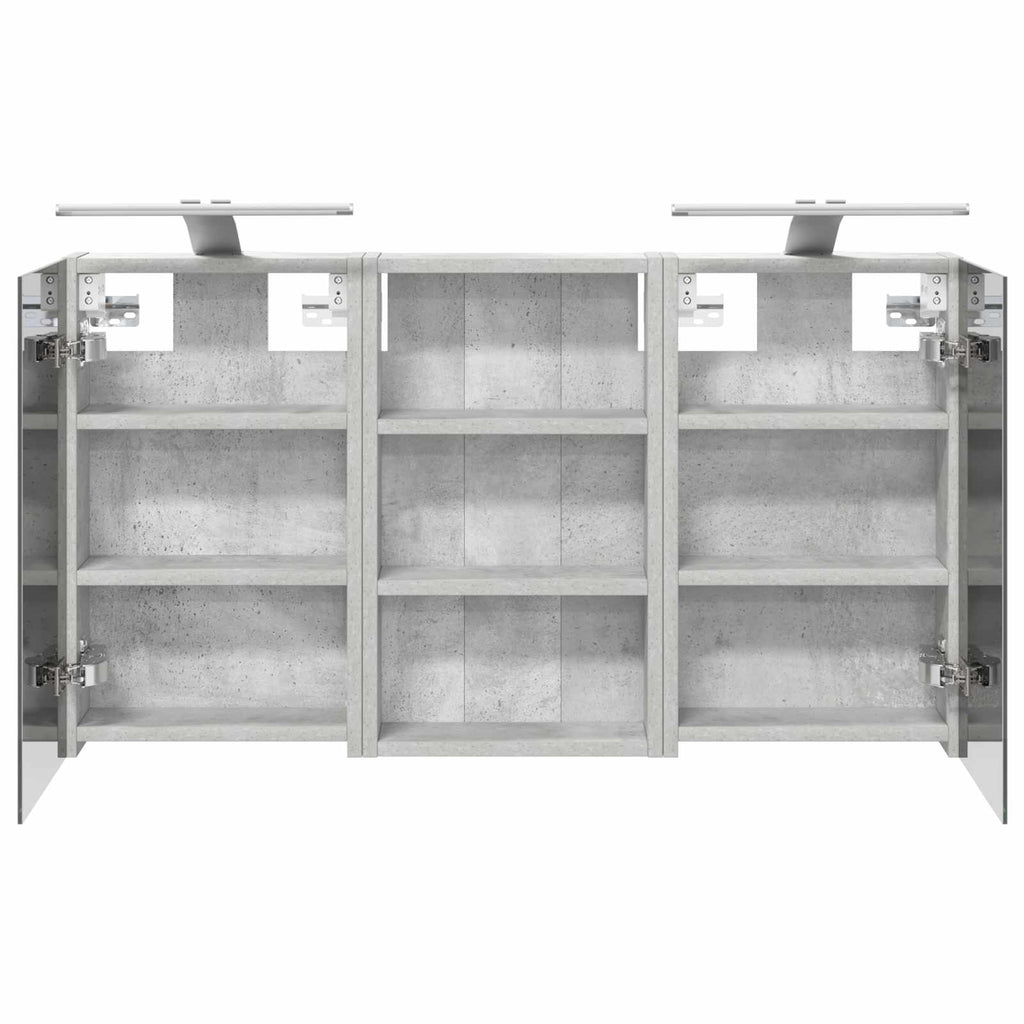 Badezimmerschrank-Set 3 pcs 90 x 10,5 x 50 cm Holzwerkstoff