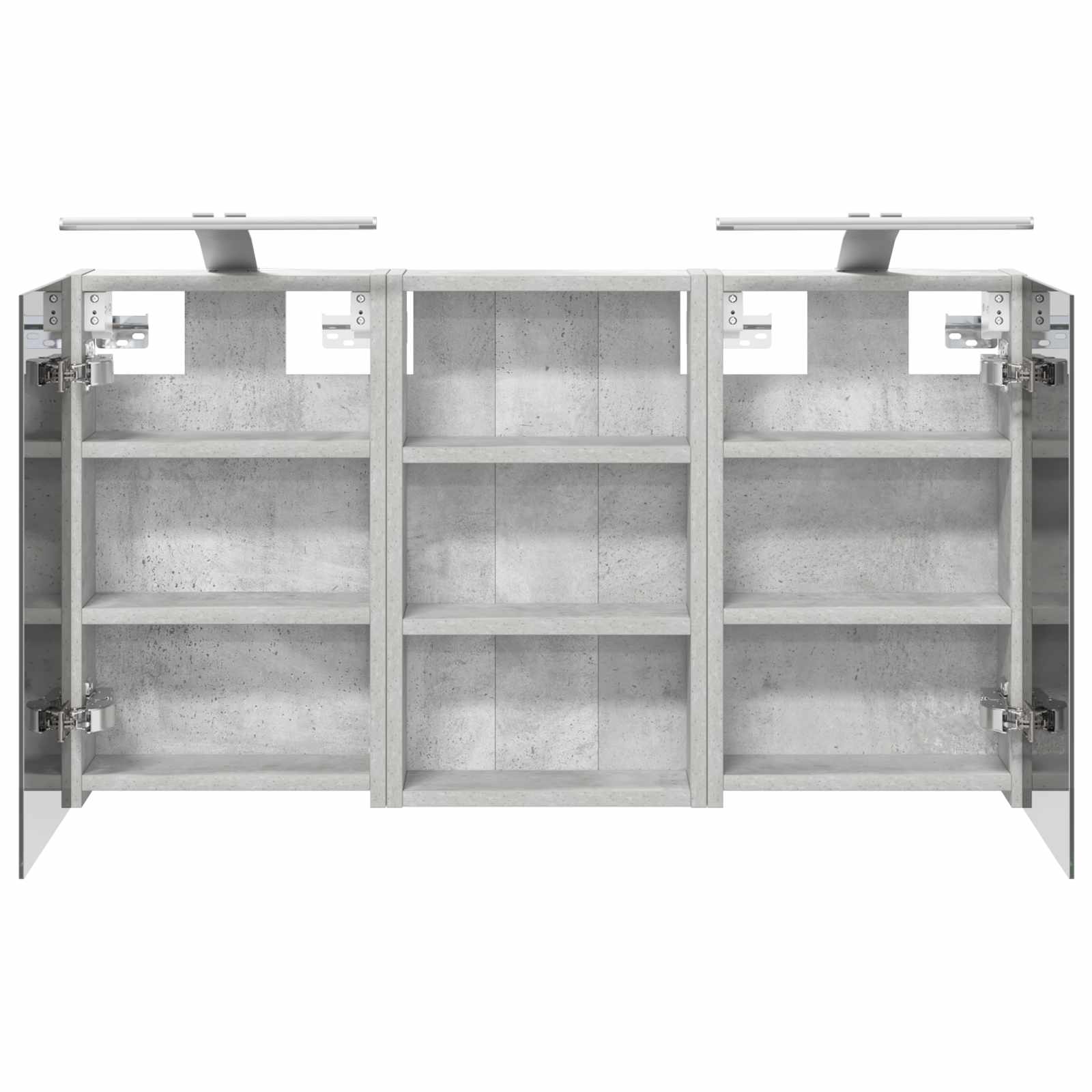Badezimmerschrank-Set 3 pcs 90 x 10,5 x 50 cm Holzwerkstoff