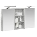 Badezimmerschrank-Set 3 pcs 90 x 10,5 x 50 cm Holzwerkstoff