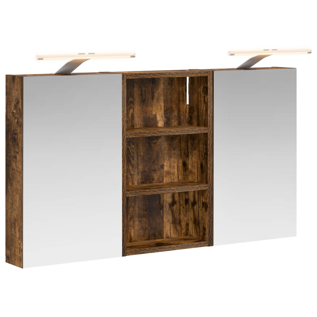 Badezimmerschrank-Set 3 pcs 90 x 10,5 x 50 cm Holzwerkstoff