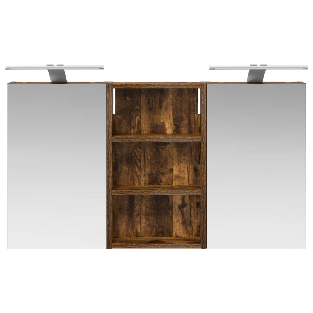 Badezimmerschrank-Set 3 pcs 90 x 10,5 x 50 cm Holzwerkstoff