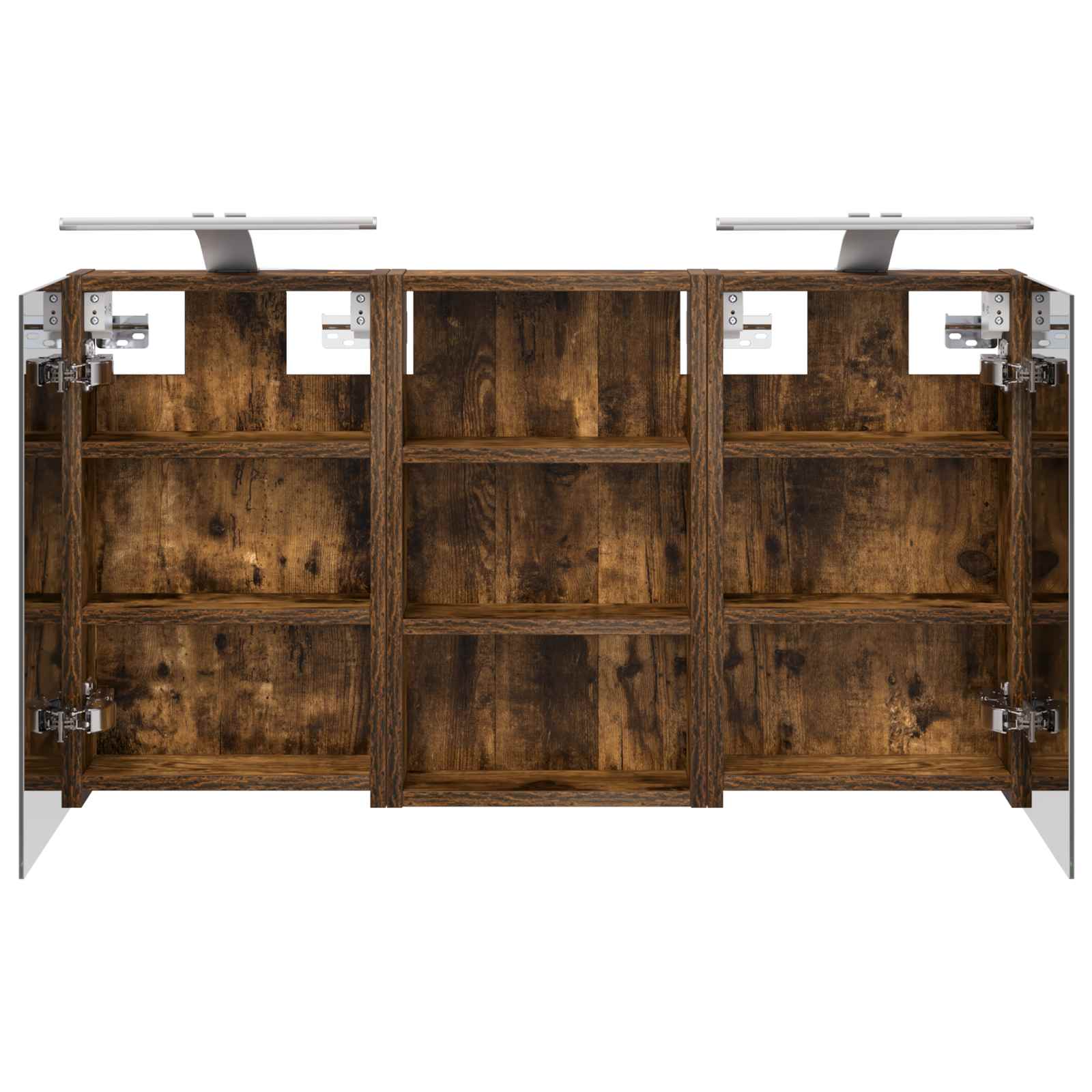 Badezimmerschrank-Set 3 pcs 90 x 10,5 x 50 cm Holzwerkstoff