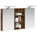 Badezimmerschrank-Set 3 pcs 90 x 10,5 x 50 cm Holzwerkstoff
