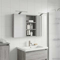 Badezimmerschrank-Set 3 pcs 90 x 10,5 x 50 cm Holzwerkstoff