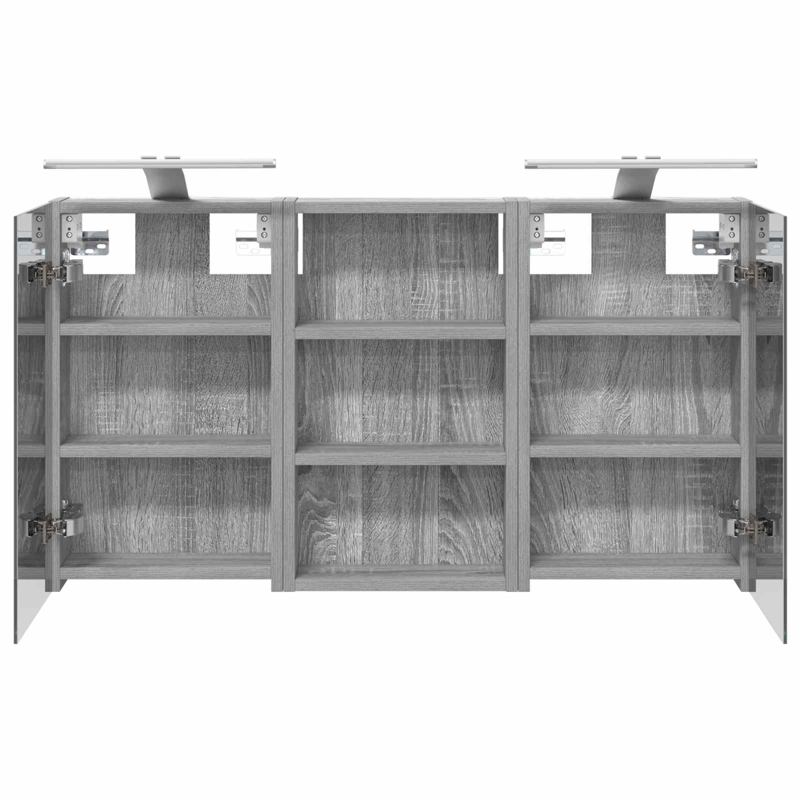 Badezimmerschrank-Set 3 pcs 90 x 10,5 x 50 cm Holzwerkstoff