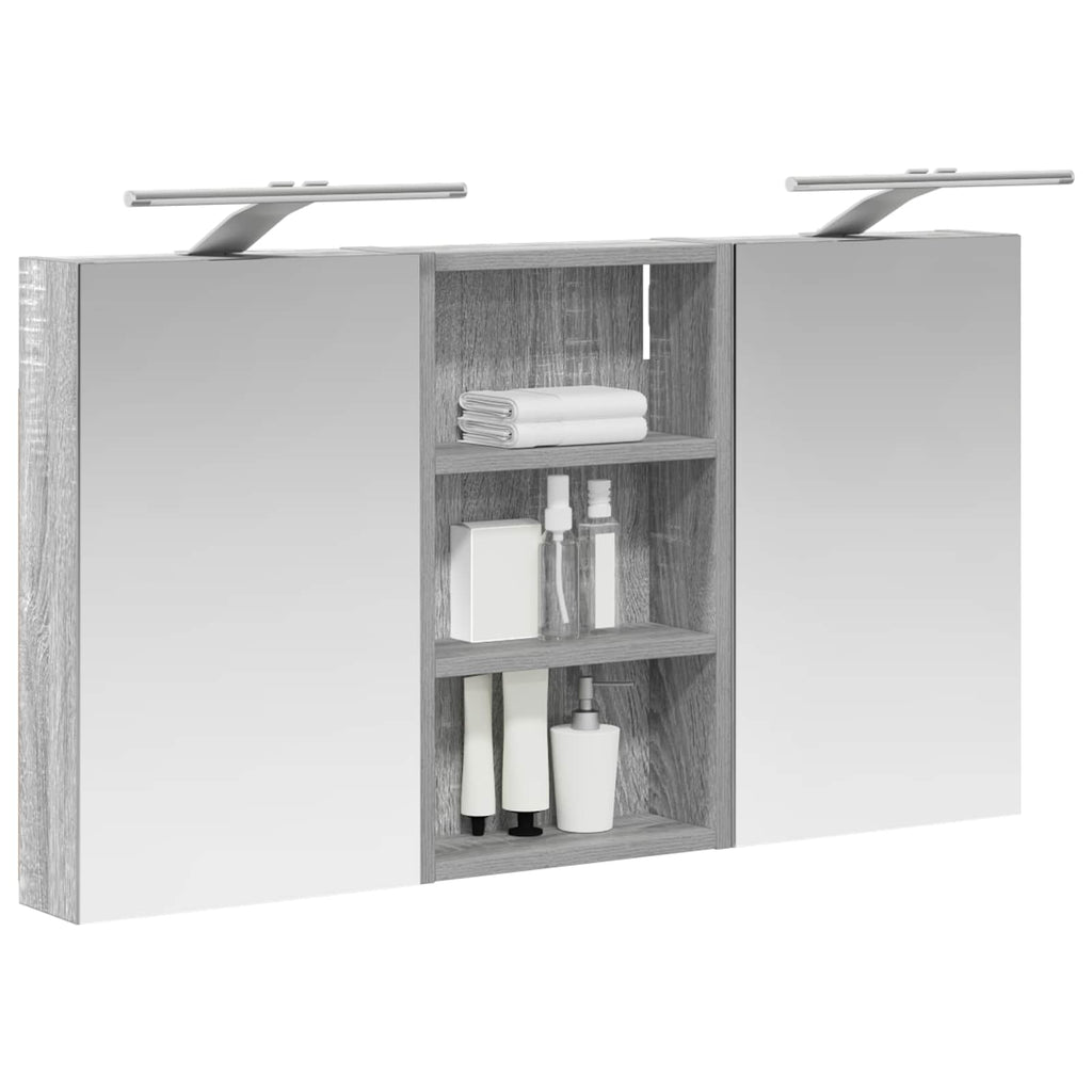 Badezimmerschrank-Set 3 pcs 90 x 10,5 x 50 cm Holzwerkstoff