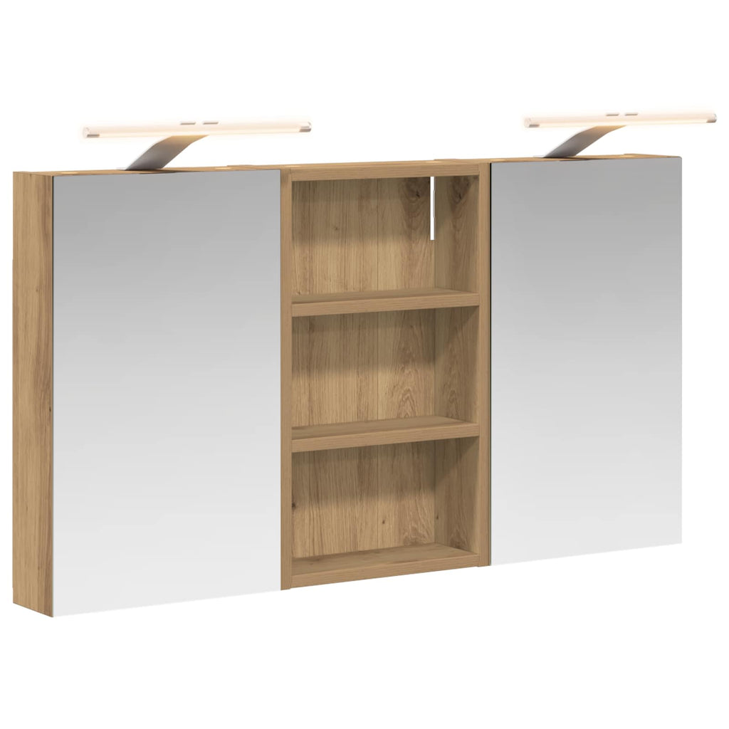 Badezimmerschrank-Set 3 pcs 90 x 10,5 x 50 cm Holzwerkstoff