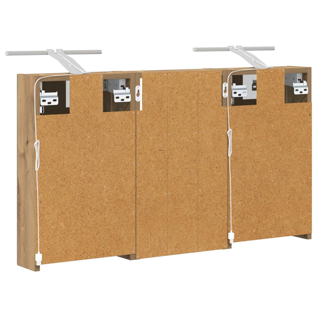 Badezimmerschrank-Set 3 pcs 90 x 10,5 x 50 cm Holzwerkstoff