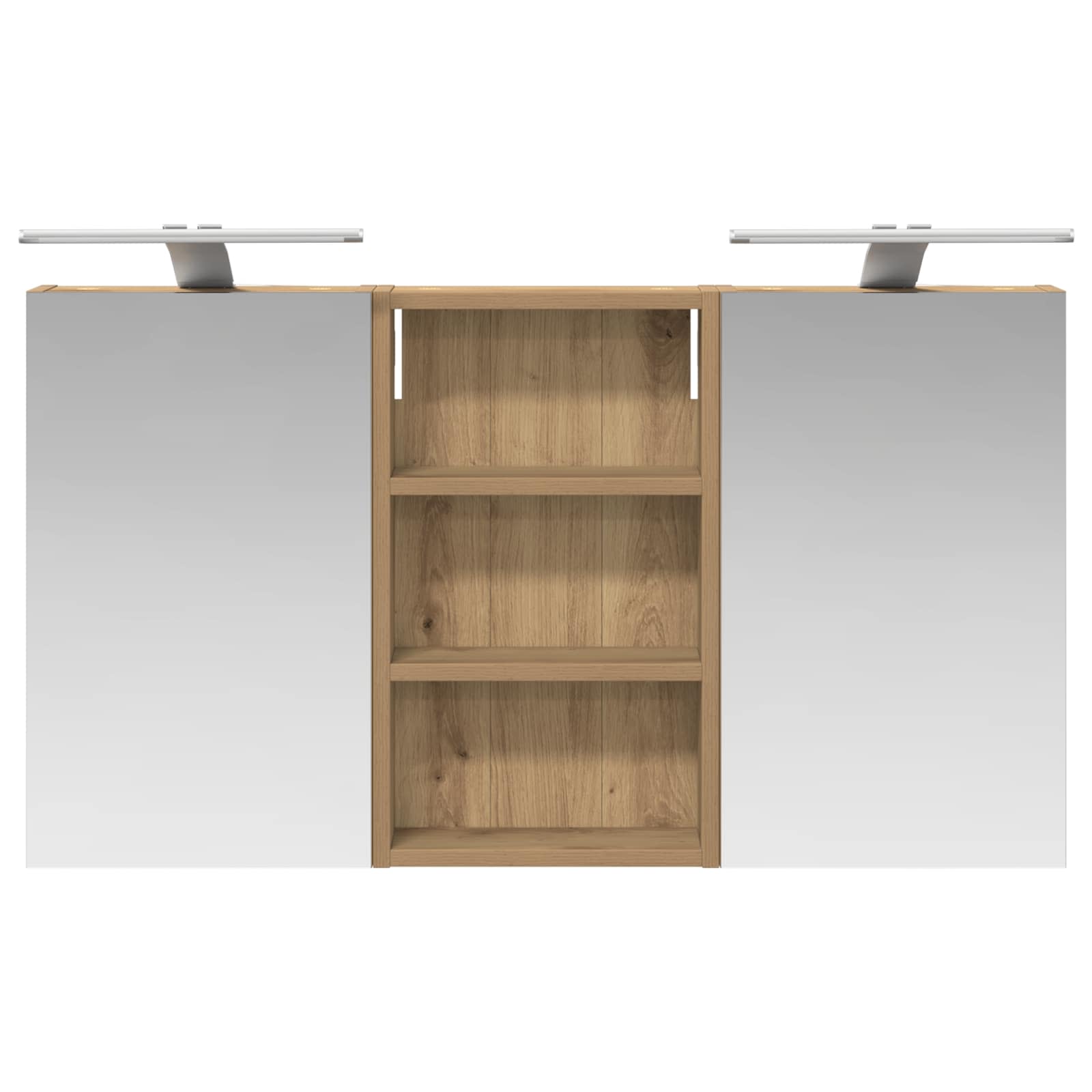 Badezimmerschrank-Set 3 pcs 90 x 10,5 x 50 cm Holzwerkstoff