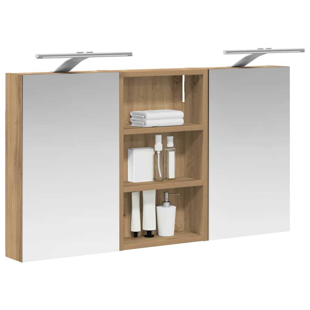 Badezimmerschrank-Set 3 pcs 90 x 10,5 x 50 cm Holzwerkstoff