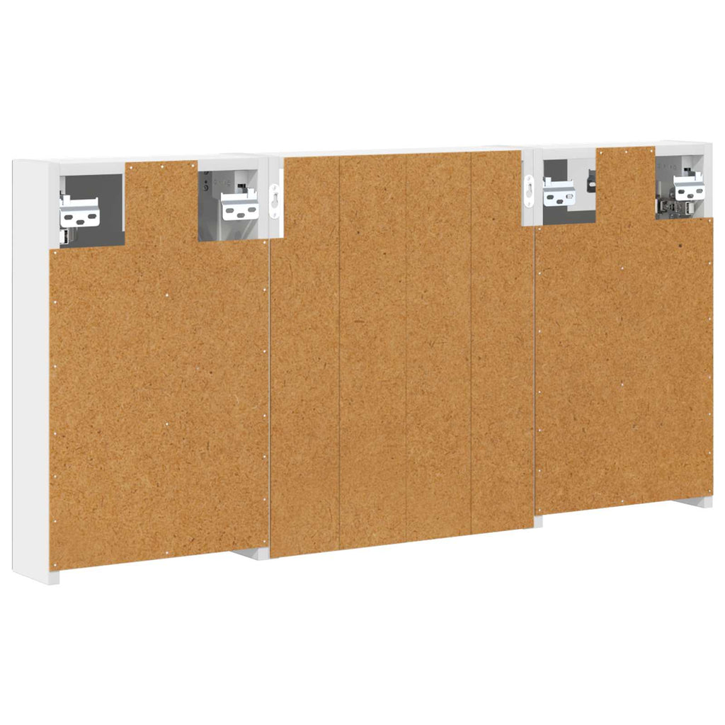 Badezimmerschrank-Set 3 pcs 100 x 10,5 x 50 cm Holzwerkstoff