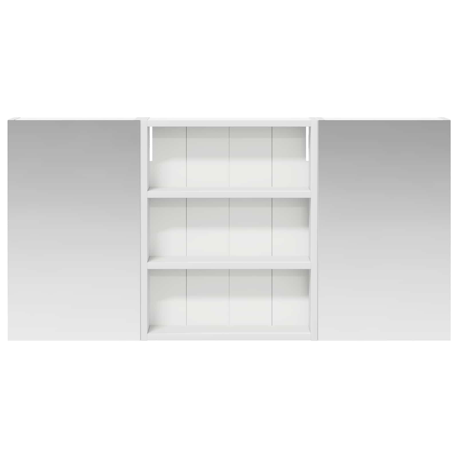 Badezimmerschrank-Set 3 pcs 100 x 10,5 x 50 cm Holzwerkstoff