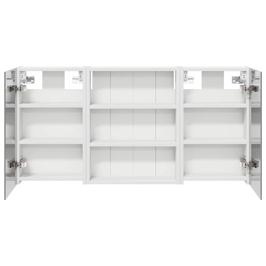 Badezimmerschrank-Set 3 pcs 100 x 10,5 x 50 cm Holzwerkstoff