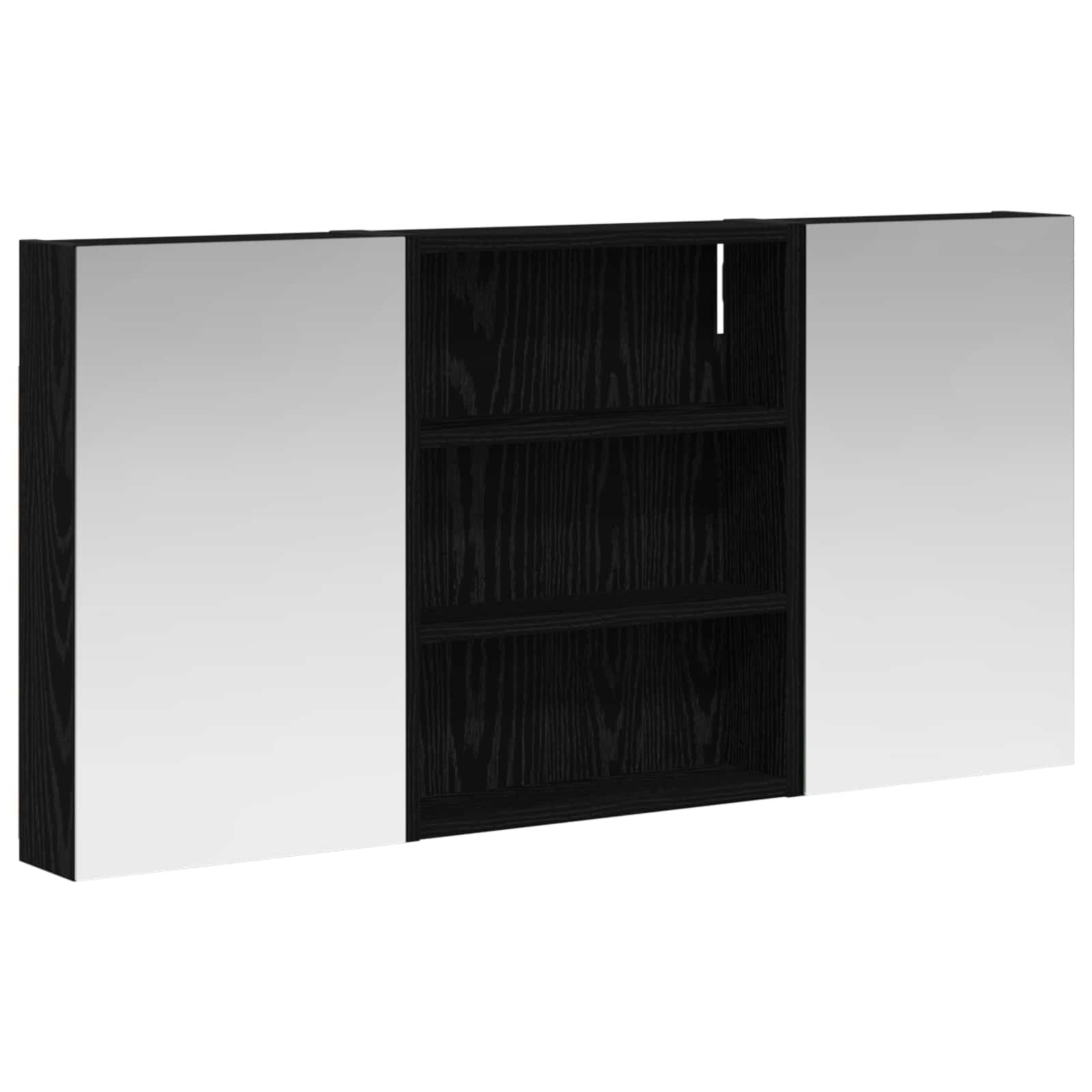 Badezimmerschrank-Set 3 pcs 100 x 10,5 x 50 cm Holzwerkstoff