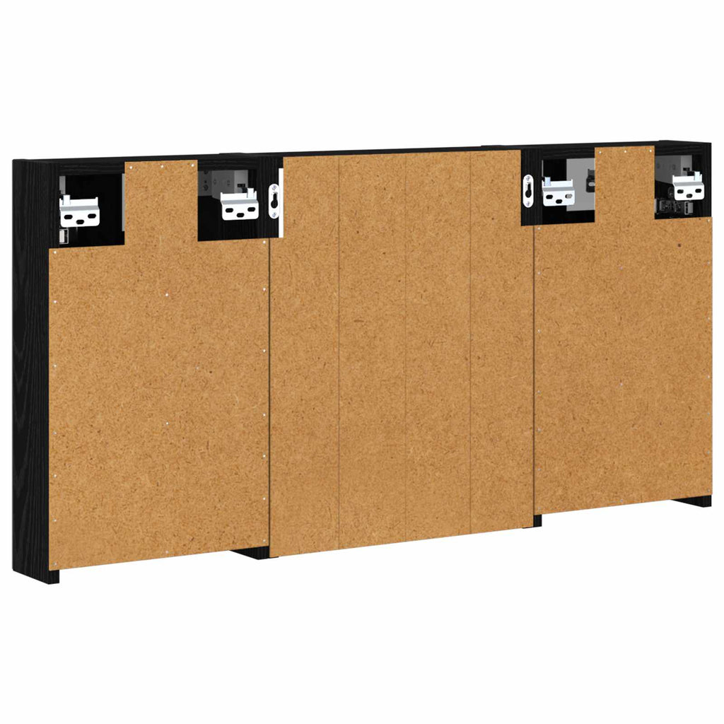Badezimmerschrank-Set 3 pcs 100 x 10,5 x 50 cm Holzwerkstoff
