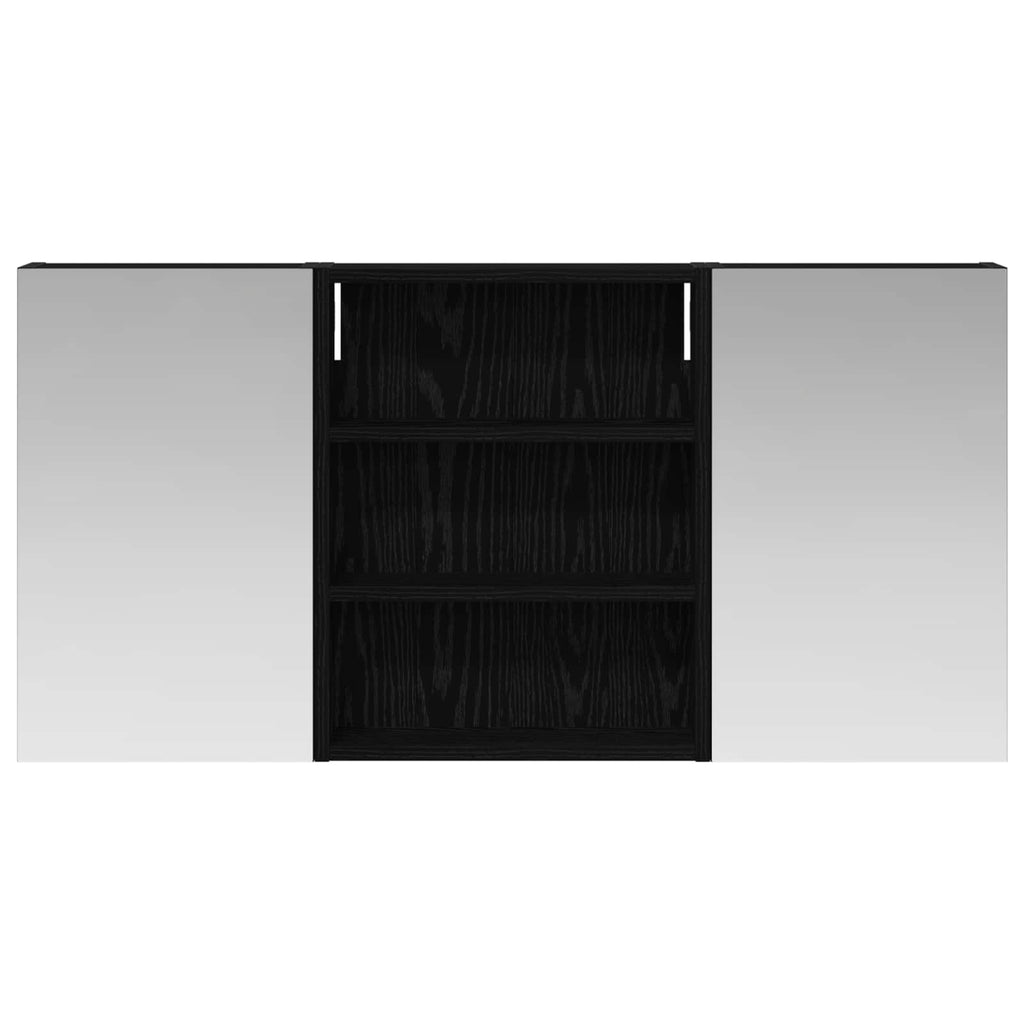 Badezimmerschrank-Set 3 pcs 100 x 10,5 x 50 cm Holzwerkstoff