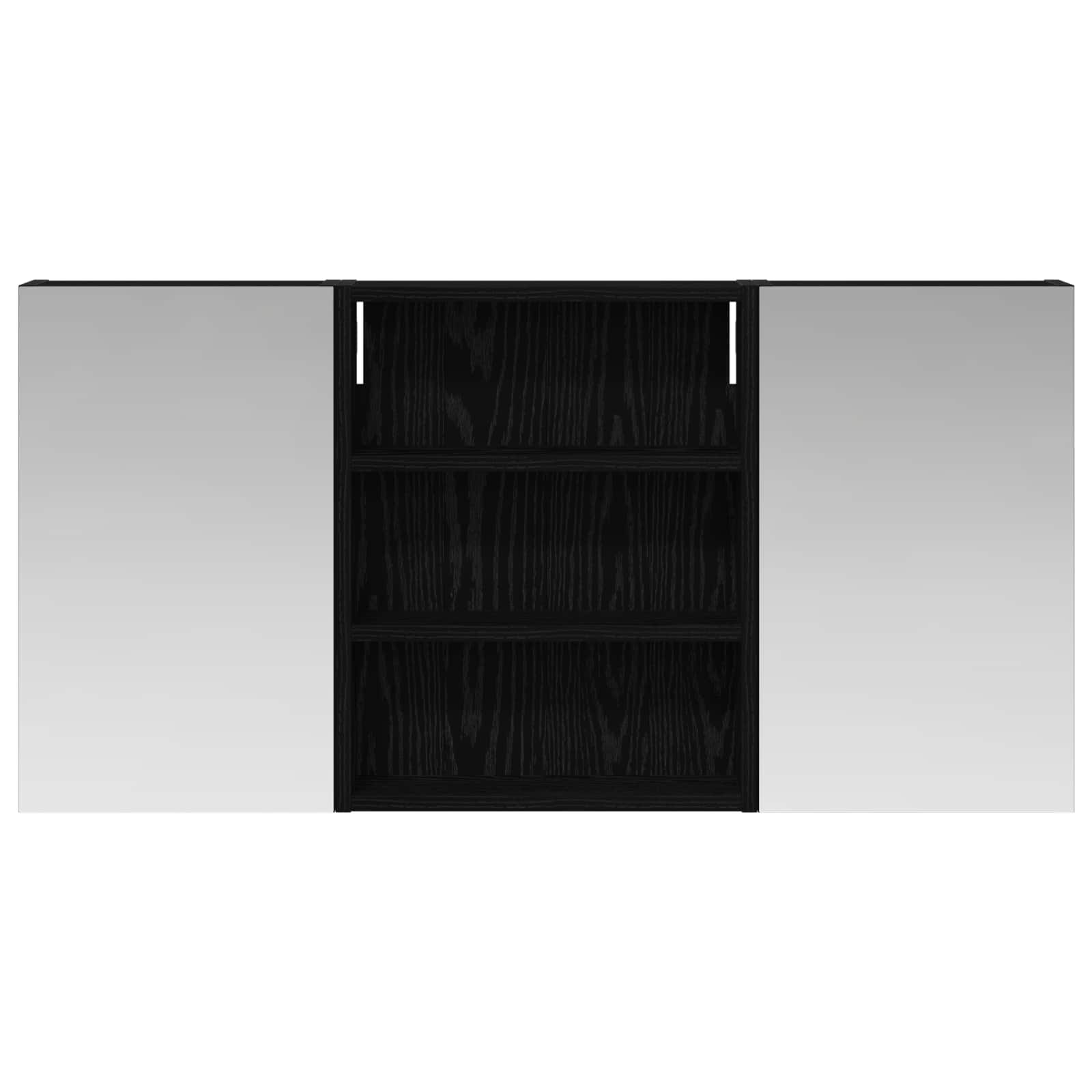 Badezimmerschrank-Set 3 pcs 100 x 10,5 x 50 cm Holzwerkstoff